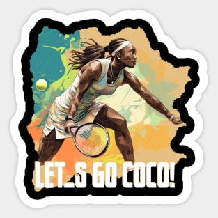LET_S GO COCO Sticker